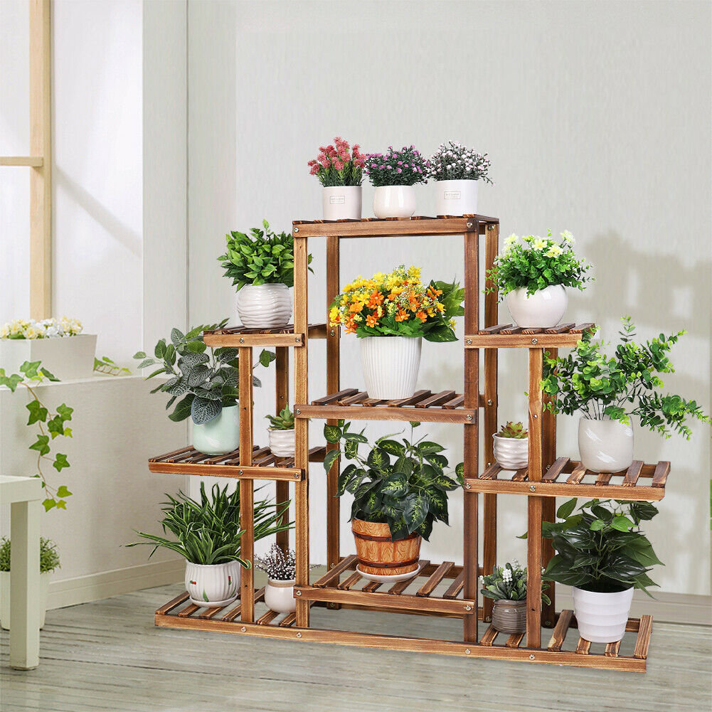 Red Barrel Studio® Brynja Rectangular Multi-Tiered Plant Stand